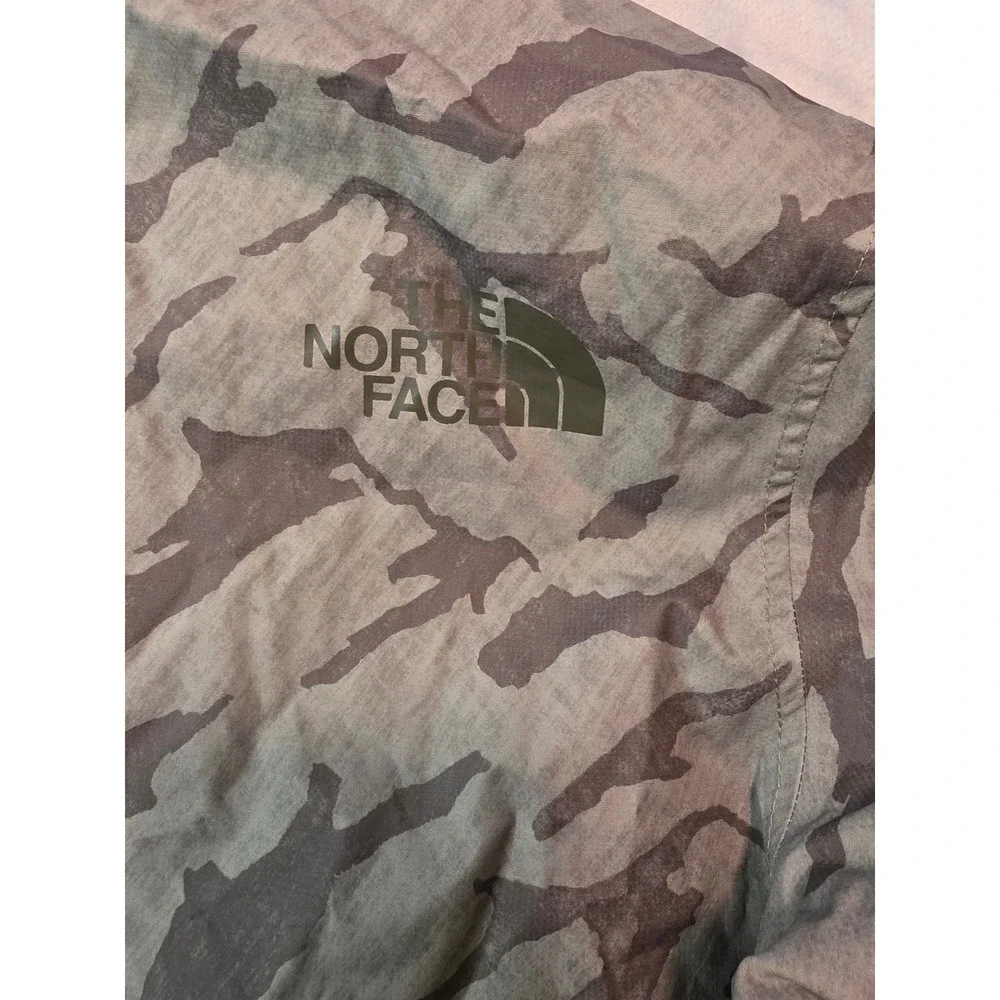The North Face DryVent Jacket Mens Size S Green Camo Tiger Stripe Coaches